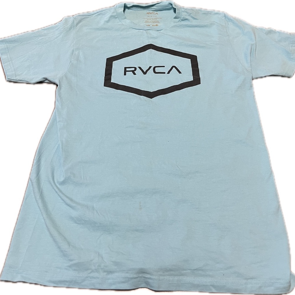 RVCA Sky Blue Short Sleeve Tee